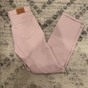 Pink levi jeans!